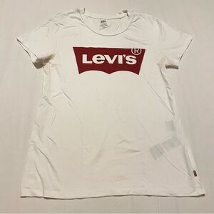 Levi's White T-Shirt Women’s Size Medium